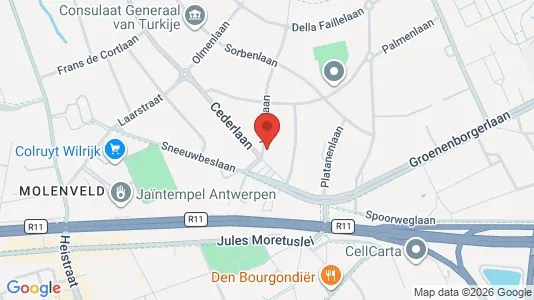 Apartments for rent i Stad Antwerp - kort over placeringen