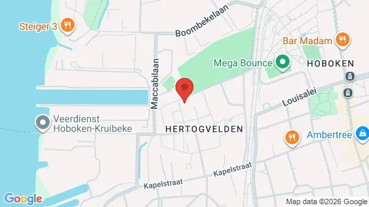 Apartments for rent i Antwerp Hoboken - kort over placeringen