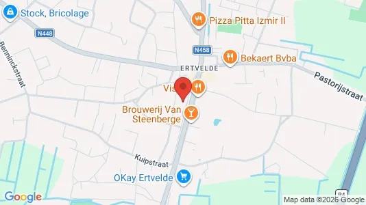 Apartments for rent i Evergem - kort over placeringen