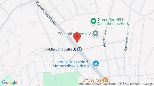 Rooms for rent i Dusseldorf - kort over placeringen