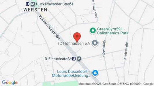 Rooms for rent i Dusseldorf - kort over placeringen