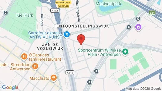 Apartments for rent i Stad Antwerp - kort over placeringen