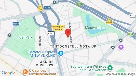 Apartments for rent i Stad Antwerp - kort over placeringen