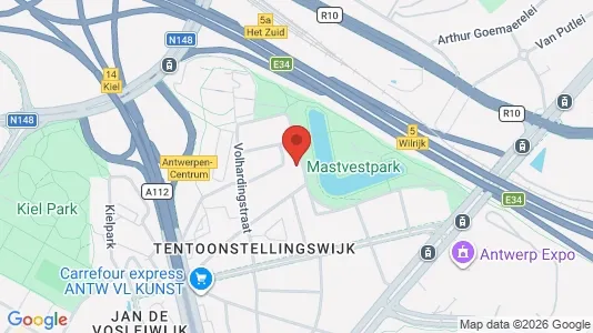 Apartments for rent i Stad Antwerp - kort over placeringen