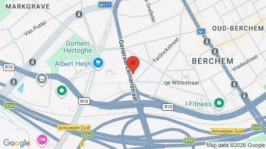 Apartments for rent i Stad Antwerp - kort over placeringen