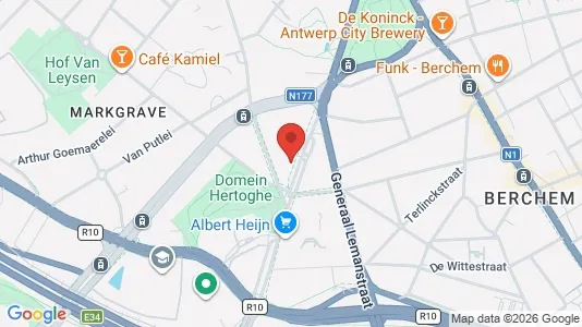 Apartments for rent i Stad Antwerp - kort over placeringen