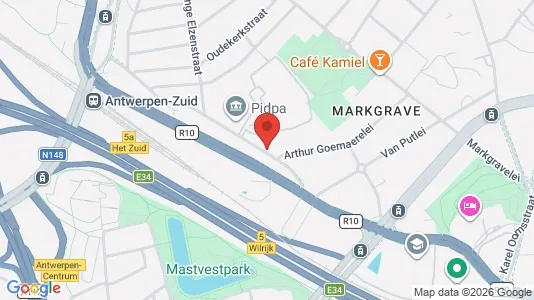 Apartments for rent i Stad Antwerp - kort over placeringen