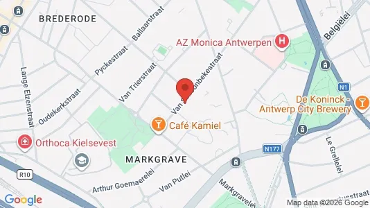 Apartments for rent i Stad Antwerp - kort over placeringen