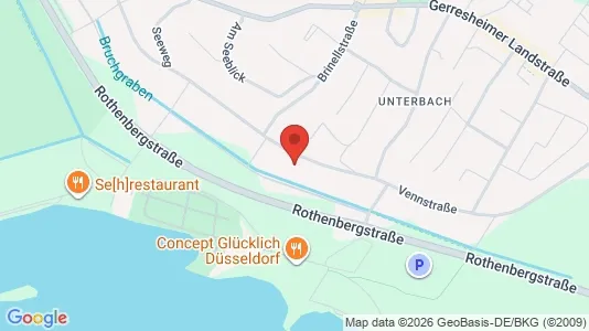 Apartments for rent i Dusseldorf - kort over placeringen