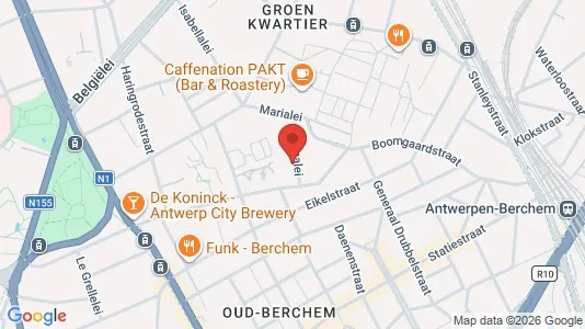 Apartments for rent i Stad Antwerp - kort over placeringen