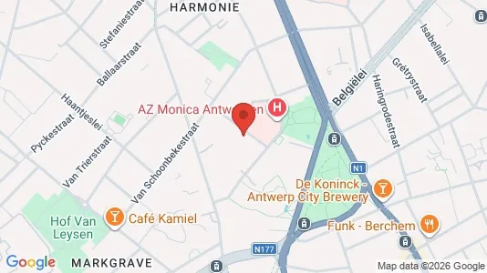 Apartments for rent i Stad Antwerp - kort over placeringen