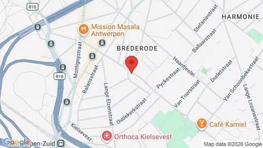 Apartments for rent i Stad Antwerp - kort over placeringen