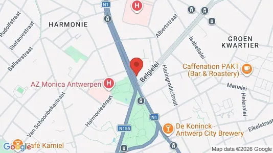 Apartments for rent i Stad Antwerp - kort over placeringen