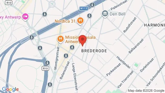 Apartments for rent i Stad Antwerp - kort over placeringen