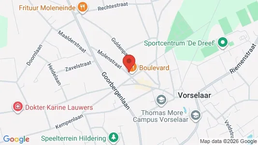 Apartments for rent i Vorselaar - kort over placeringen