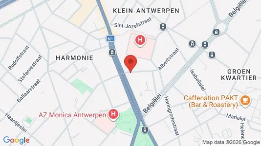 Apartments for rent i Stad Antwerp - kort over placeringen