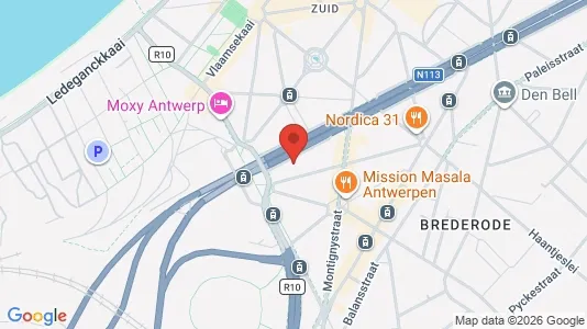 Apartments for rent i Stad Antwerp - kort over placeringen