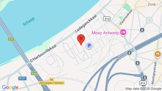Apartments for rent i Stad Antwerp - kort over placeringen