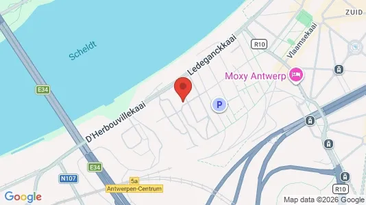 Apartments for rent i Stad Antwerp - kort over placeringen