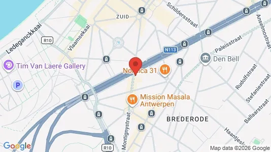 Apartments for rent i Stad Antwerp - kort over placeringen