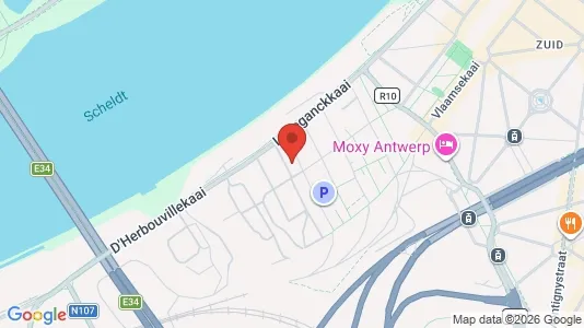 Apartments for rent i Stad Antwerp - kort over placeringen