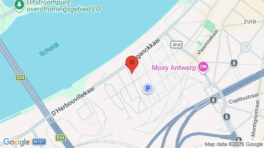 Apartments for rent i Stad Antwerp - kort over placeringen
