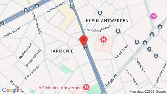 Apartments for rent i Stad Antwerp - kort over placeringen