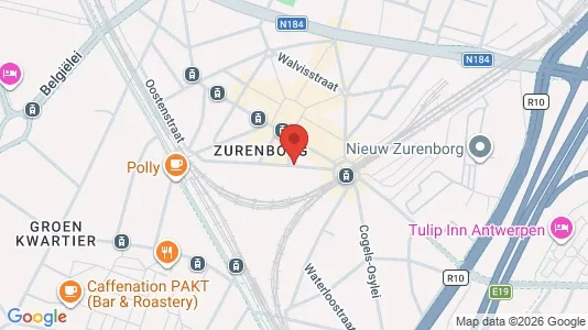 Apartments for rent i Stad Antwerp - kort over placeringen