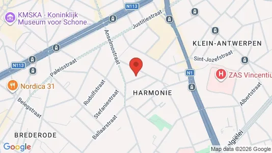 Apartments for rent i Stad Antwerp - kort over placeringen