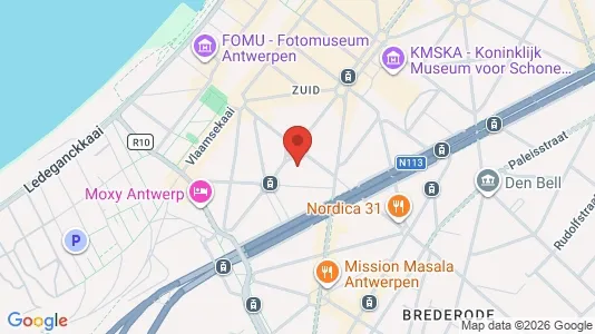 Apartments for rent i Stad Antwerp - kort over placeringen