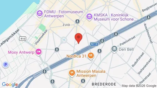 Apartments for rent i Stad Antwerp - kort over placeringen