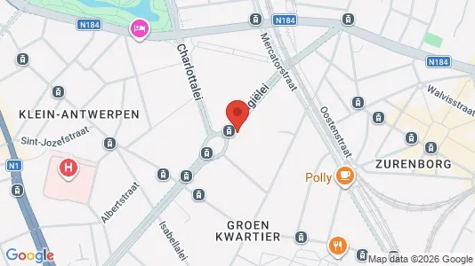 Apartments for rent i Stad Antwerp - kort over placeringen