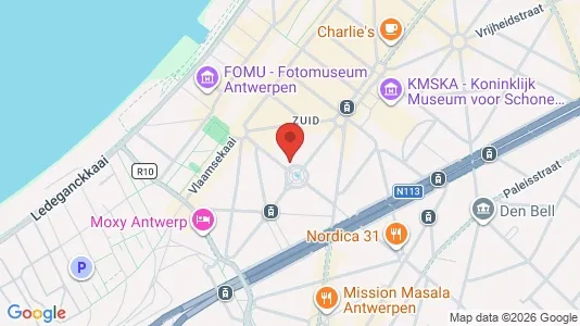 Apartments for rent i Stad Antwerp - kort over placeringen