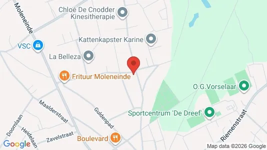 Apartments for rent i Vorselaar - kort over placeringen