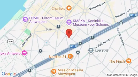 Apartments for rent i Stad Antwerp - kort over placeringen