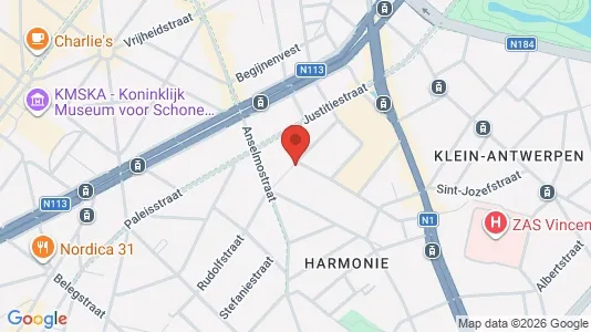 Apartments for rent i Stad Antwerp - kort over placeringen