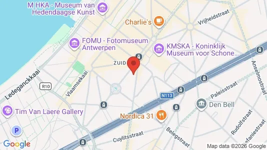 Apartments for rent i Stad Antwerp - kort over placeringen