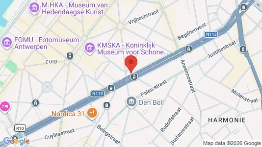 Apartments for rent i Stad Antwerp - kort over placeringen