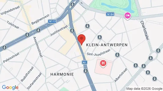 Apartments for rent i Stad Antwerp - kort over placeringen