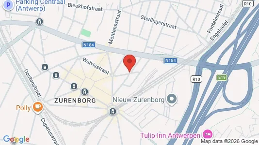 Apartments for rent i Stad Antwerp - kort over placeringen