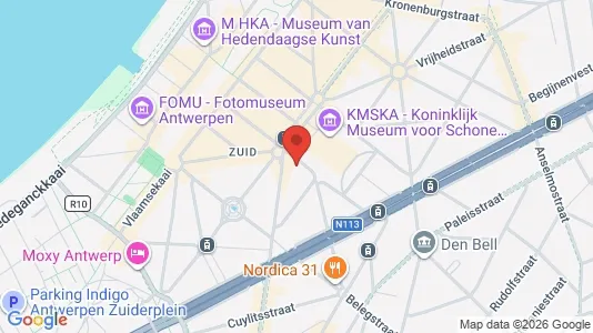 Apartments for rent i Stad Antwerp - kort over placeringen