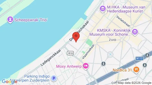 Apartments for rent i Stad Antwerp - kort over placeringen