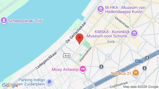 Apartments for rent i Stad Antwerp - kort over placeringen