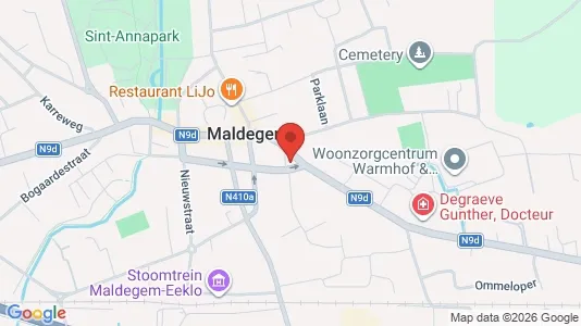 Apartments for rent i Maldegem - kort over placeringen