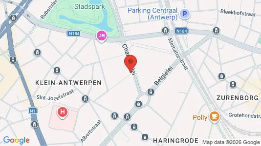 Apartments for rent i Stad Antwerp - kort over placeringen