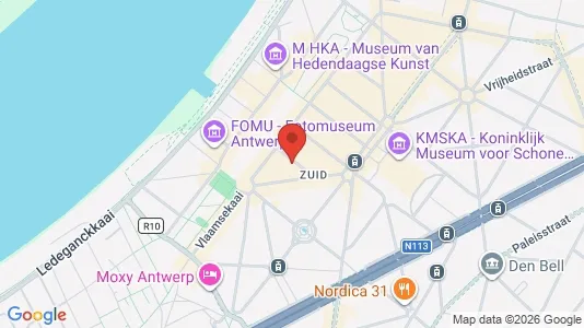 Apartments for rent i Stad Antwerp - kort over placeringen