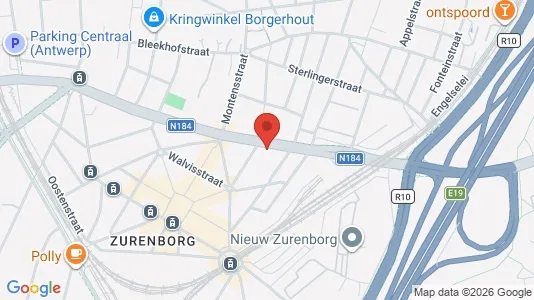 Apartments for rent i Stad Antwerp - kort over placeringen