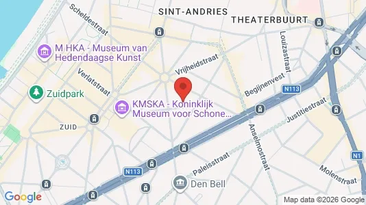 Apartments for rent i Stad Antwerp - kort over placeringen