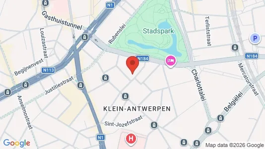 Apartments for rent i Stad Antwerp - kort over placeringen
