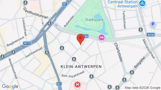Apartments for rent i Stad Antwerp - kort over placeringen